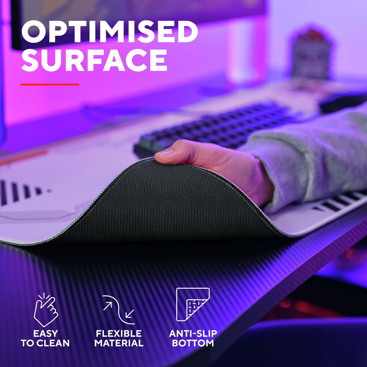 Alfombrilla Gaming Trust 25717 Blanco