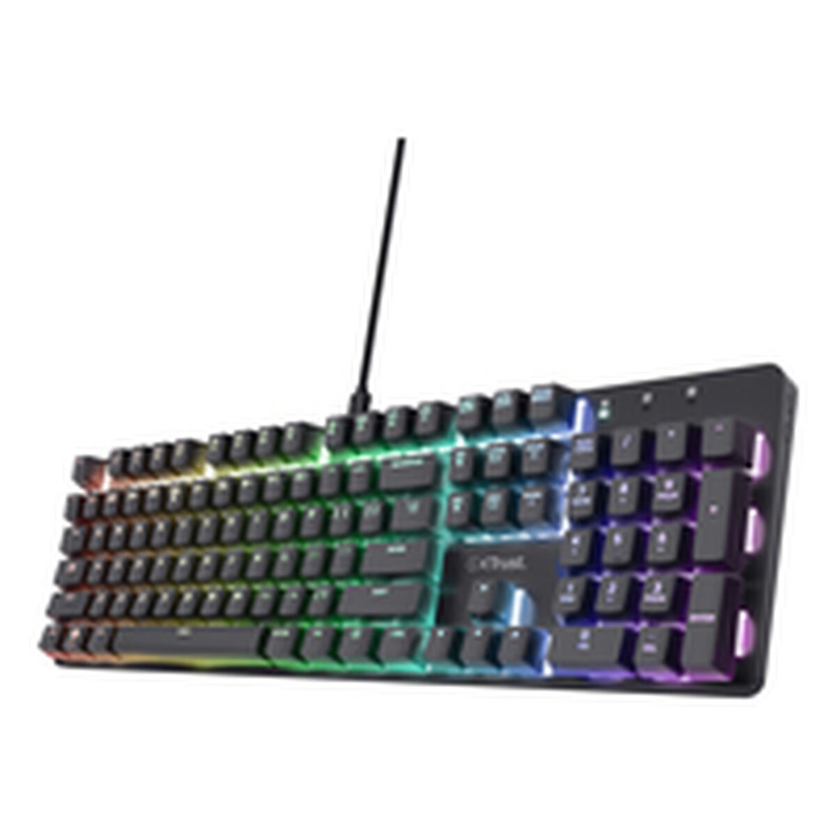 Teclado Gaming Trust 25682 Negro Qwerty Español
