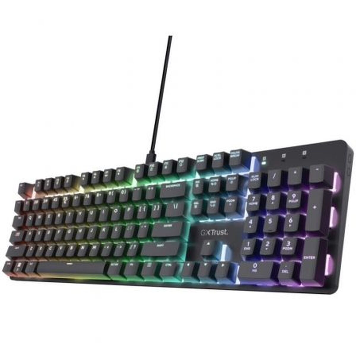 Teclado Gaming Trust 25682 Negro Qwerty Español
