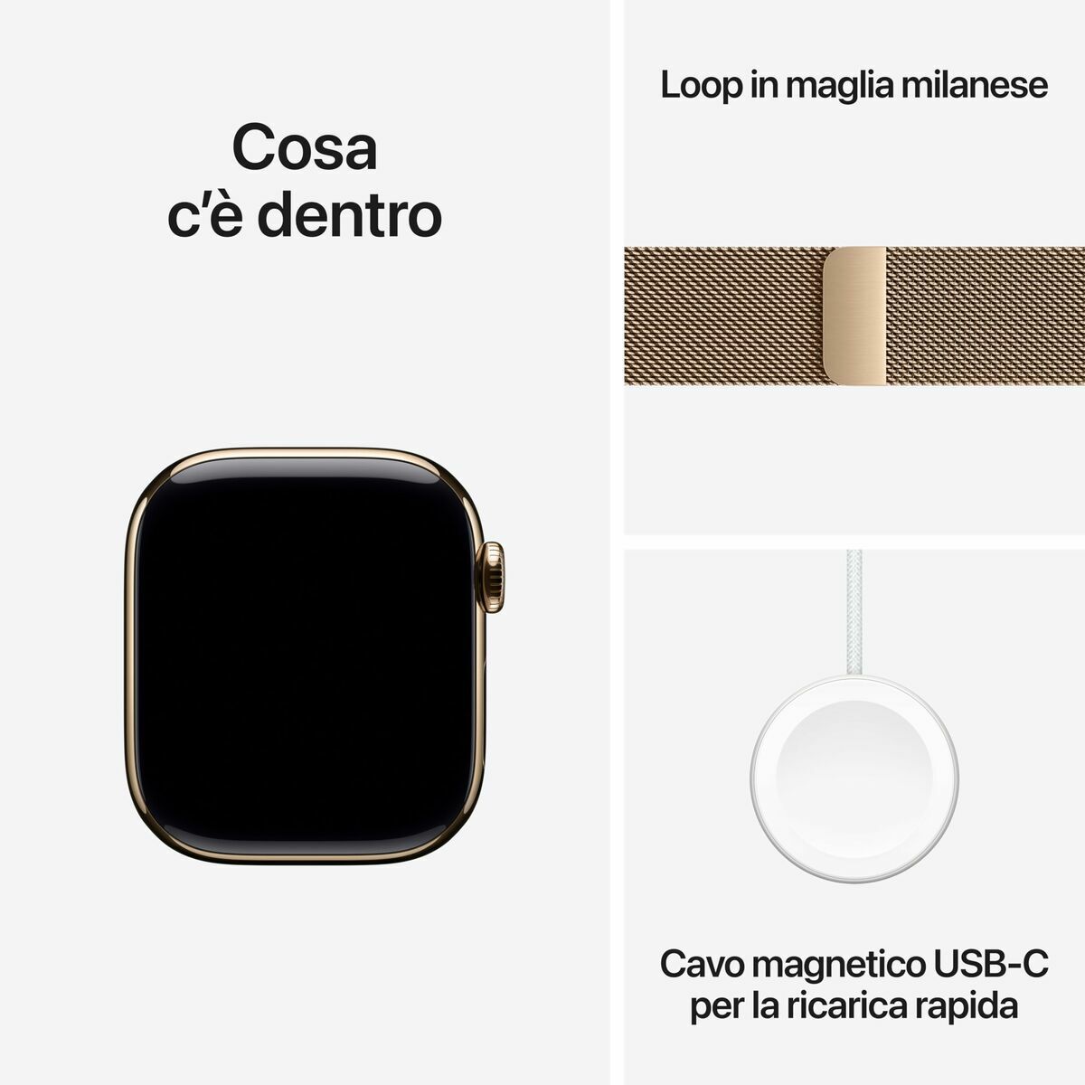 Smartwatch Apple MF8Y4QL/A 42 mm Titanio Dorado
