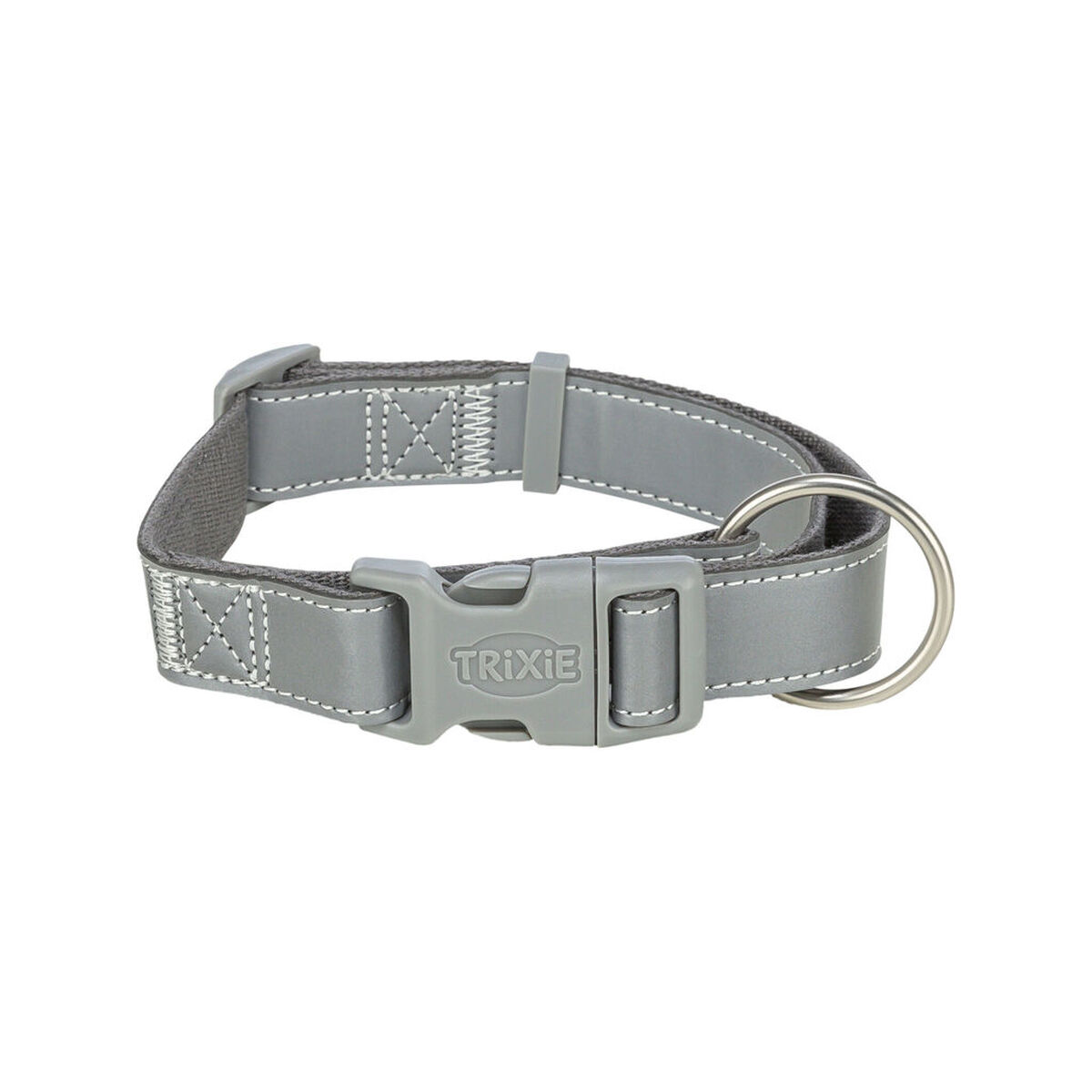 Collar para Perro Trixie Premium Reflect Grafito S-M 30-45 cm