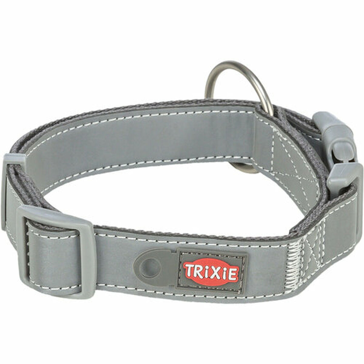 Collar para Perro Trixie Premium Reflect Grafito M/L