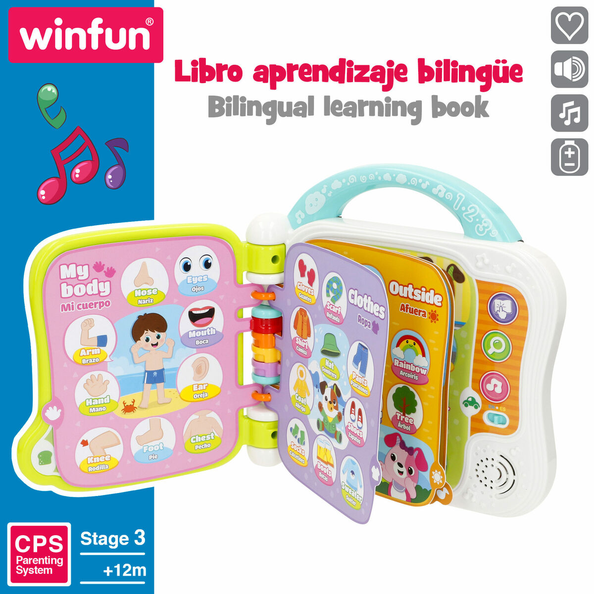 Libro infantil de actividades Winfun (4 Unidades)
