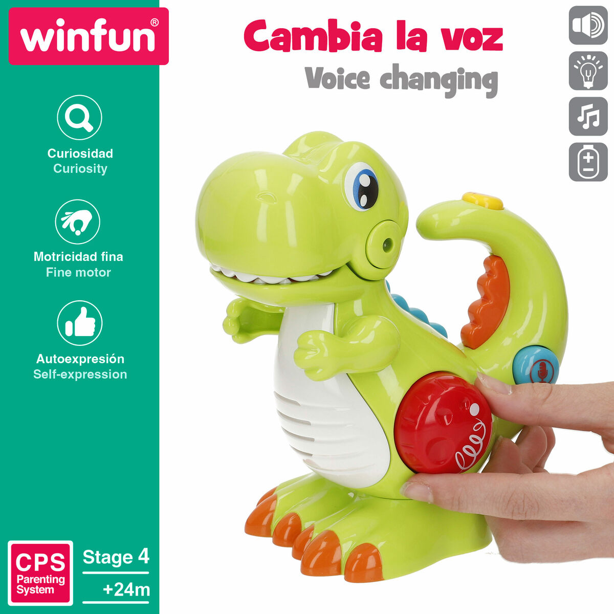 Juguete Interactivo para Bebés Winfun 15 x 16 x 9 cm (12 Unidades)