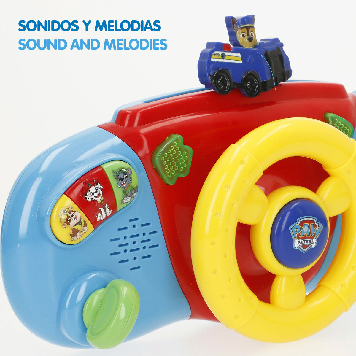 Volante para Carrito de Paseo The Paw Patrol 26 x 16 x 7 cm (4 Unidades)