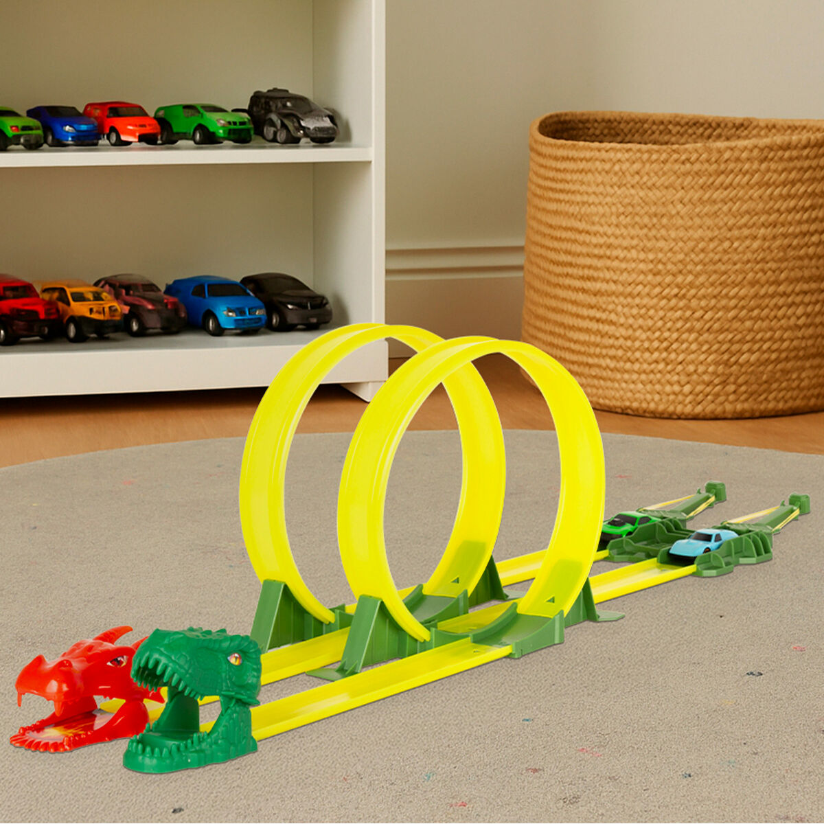 Pista de Carreras Teamsterz (4 Unidades)