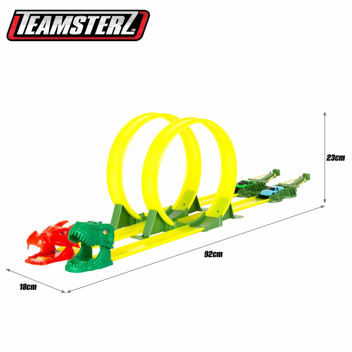 Pista de Carreras Teamsterz (4 Unidades)