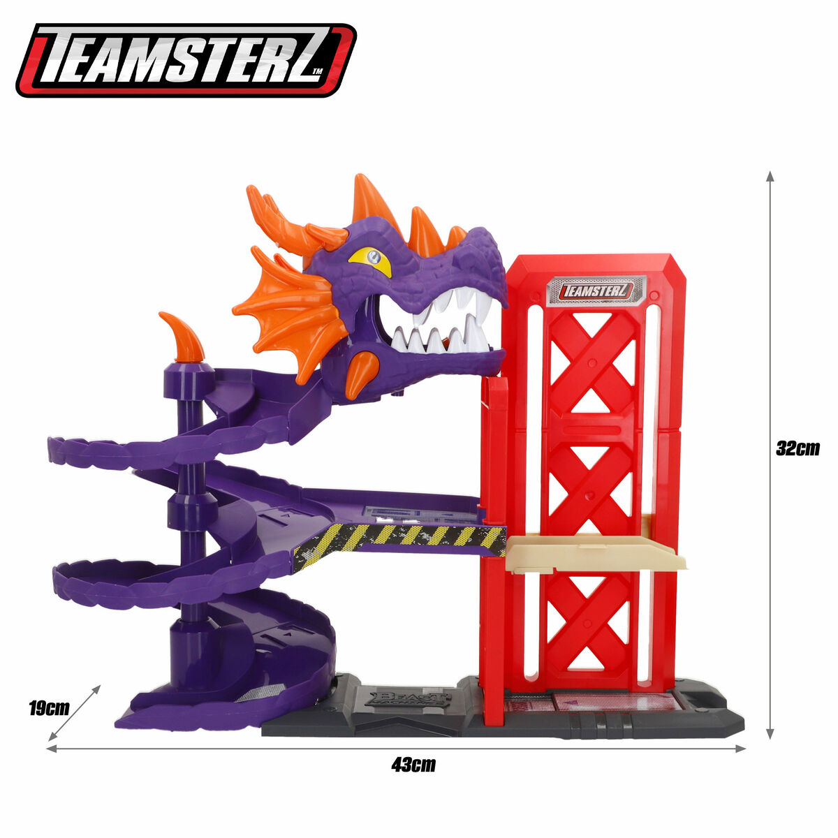 Pista de Carreras Teamsterz (4 Unidades)