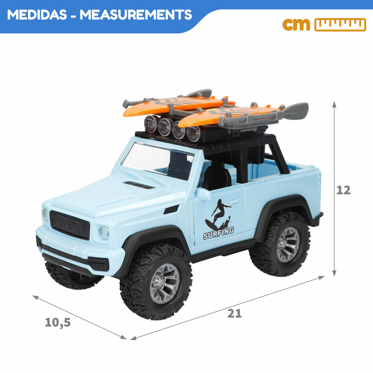 Coche de Fricción Speed & Go (6 Unidades)