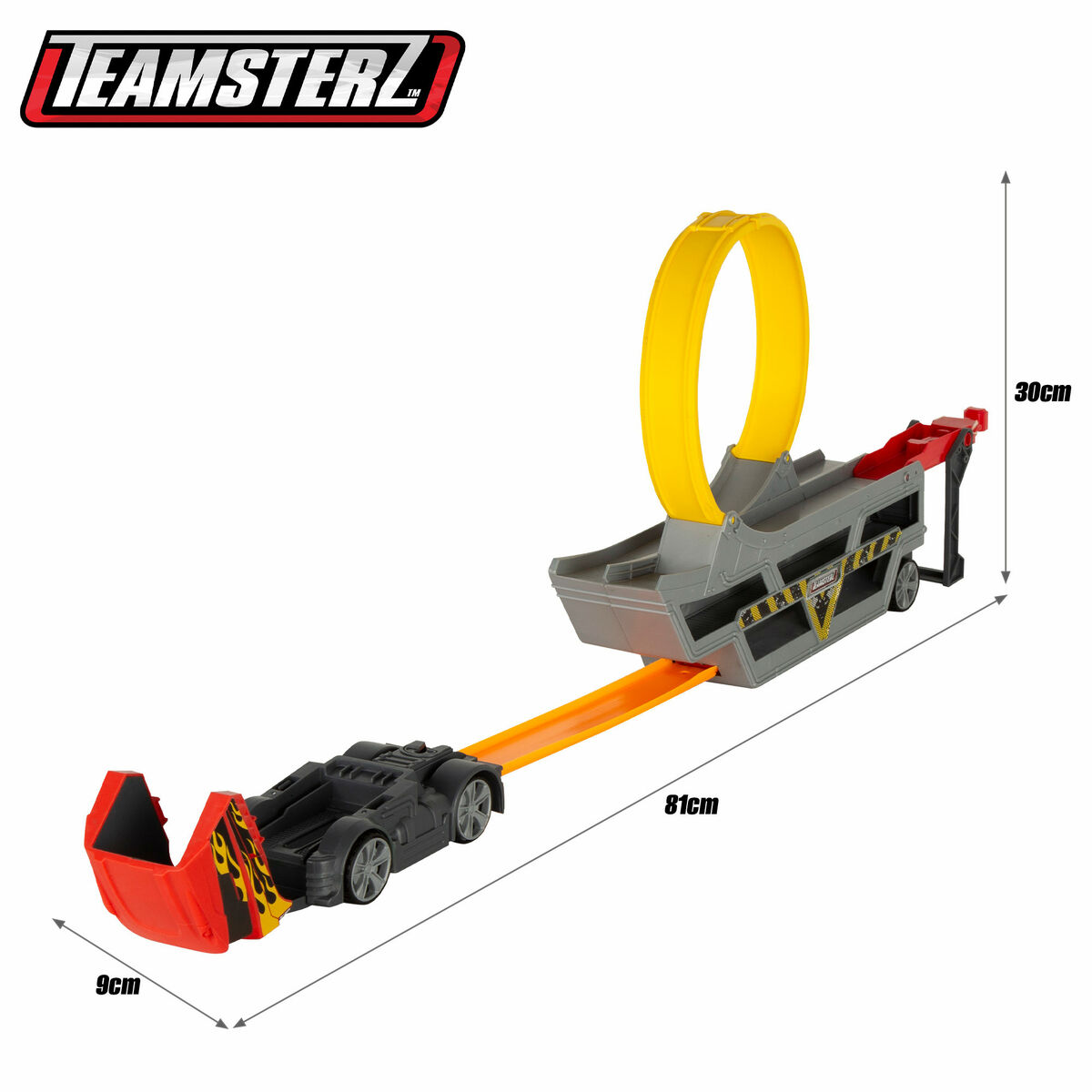 Camión Portavehículos Teamsterz 81 X 30 X 9 CM (3 Unidades)