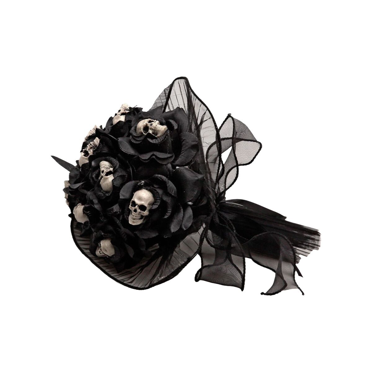 Decoración para Halloween 22 x 22 x 25 cm Negro Calaveras