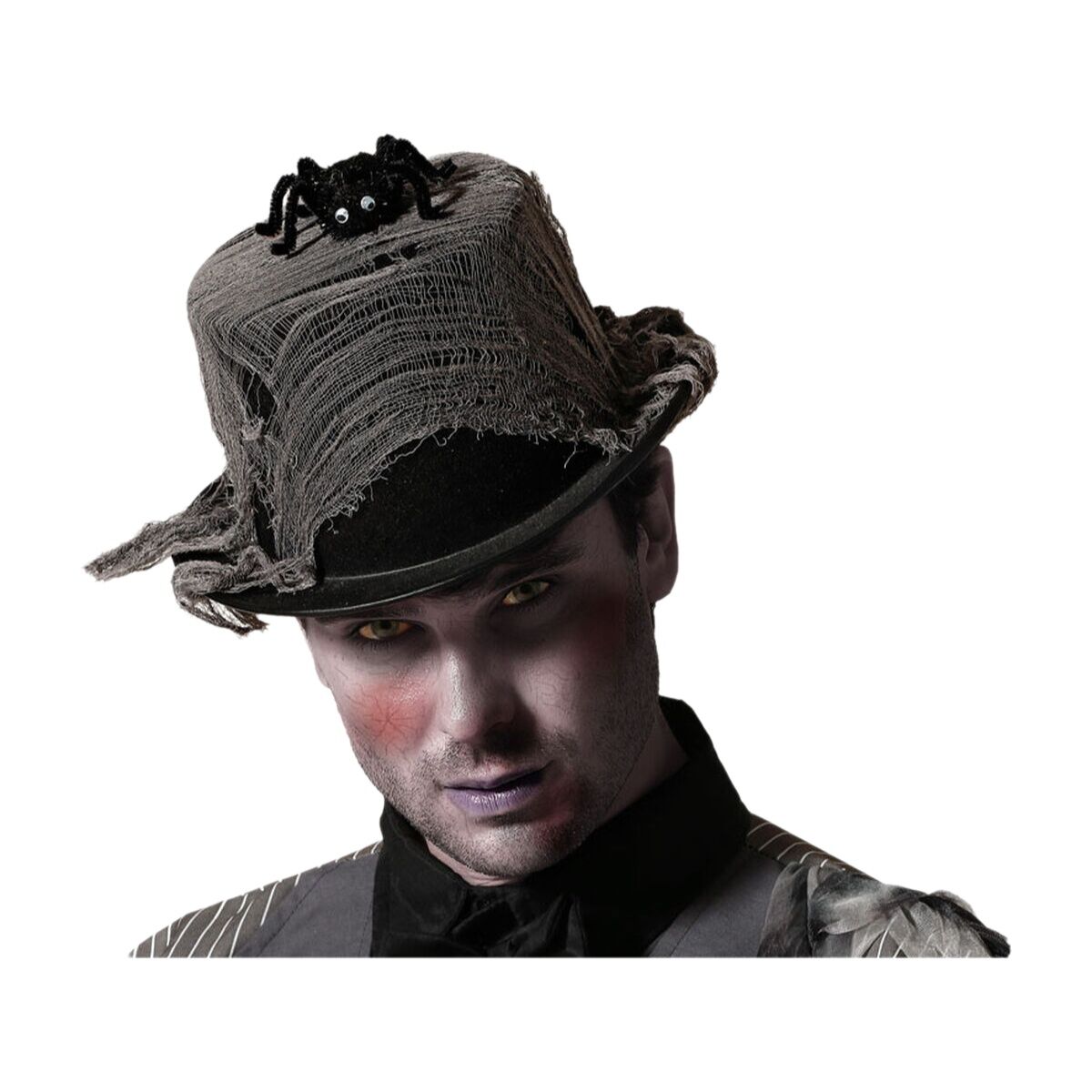 Decoración para Halloween Negro Araña Sombrero