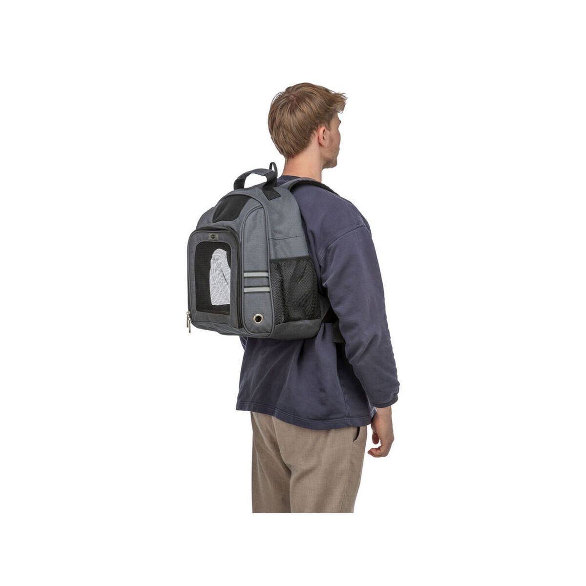 Mochila para Mascotas Trixie Gris 34 × 44 × 26 cm