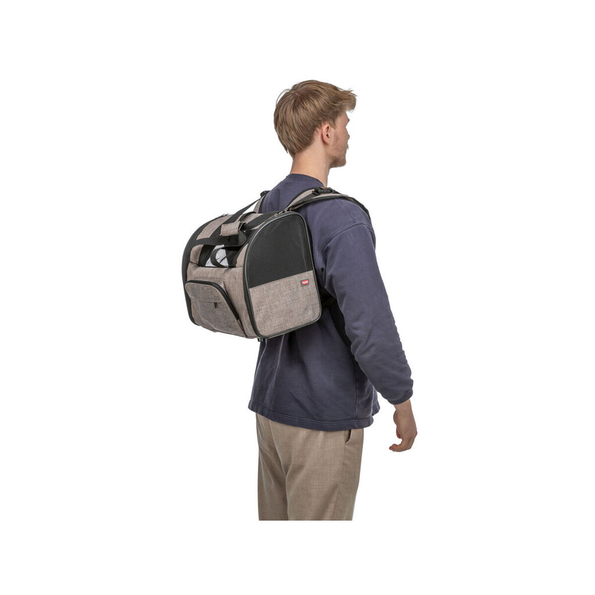 Bolso Bandolera para Mascotas Trixie Marrón Beige 41 × 30 × 21 cm