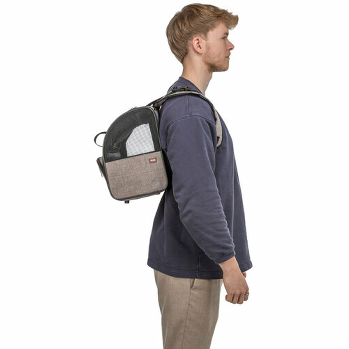 Bolso Bandolera para Mascotas Trixie Marrón Beige 41 × 30 × 21 cm