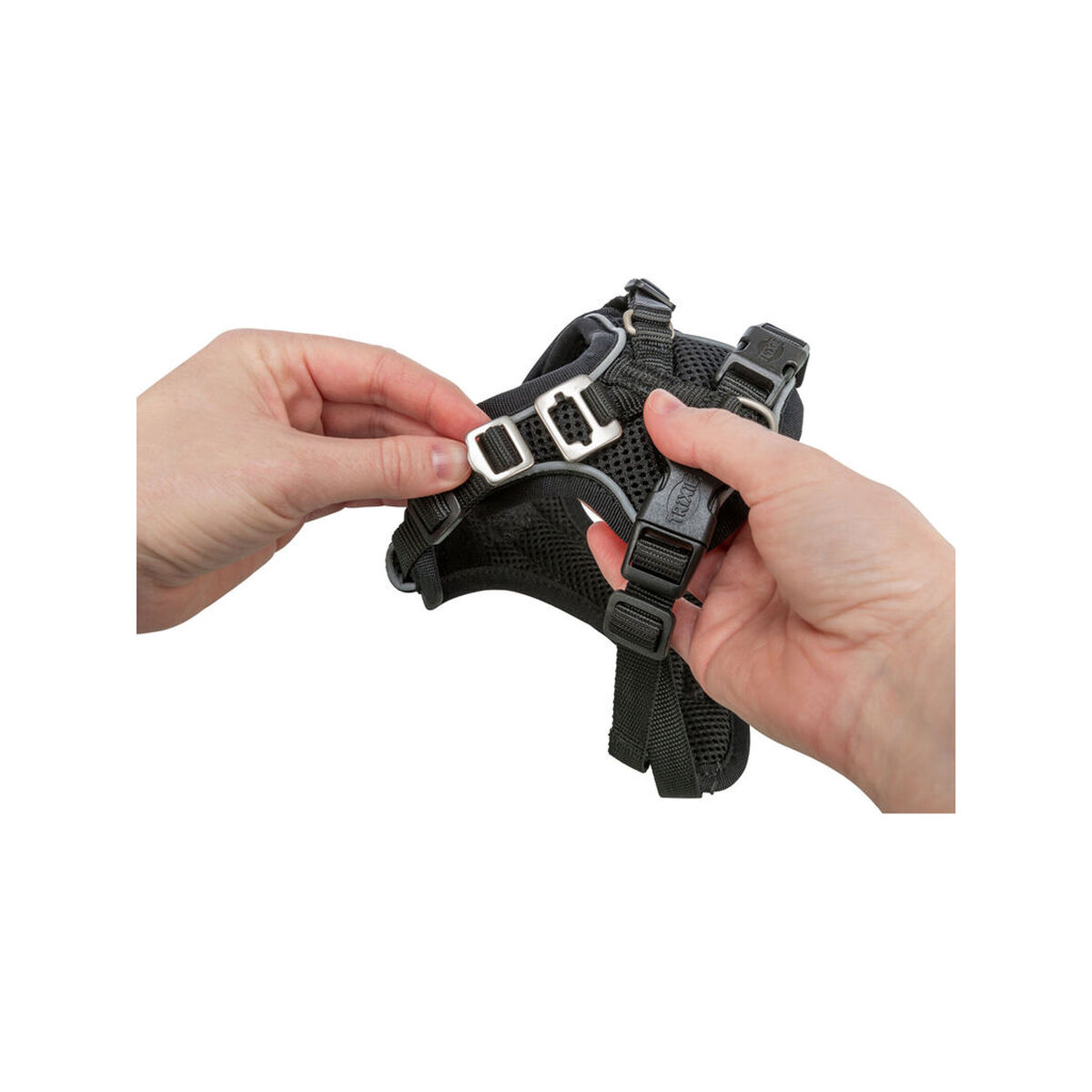 Arnés para Perro Trixie Premium FlexMesh Negro M
