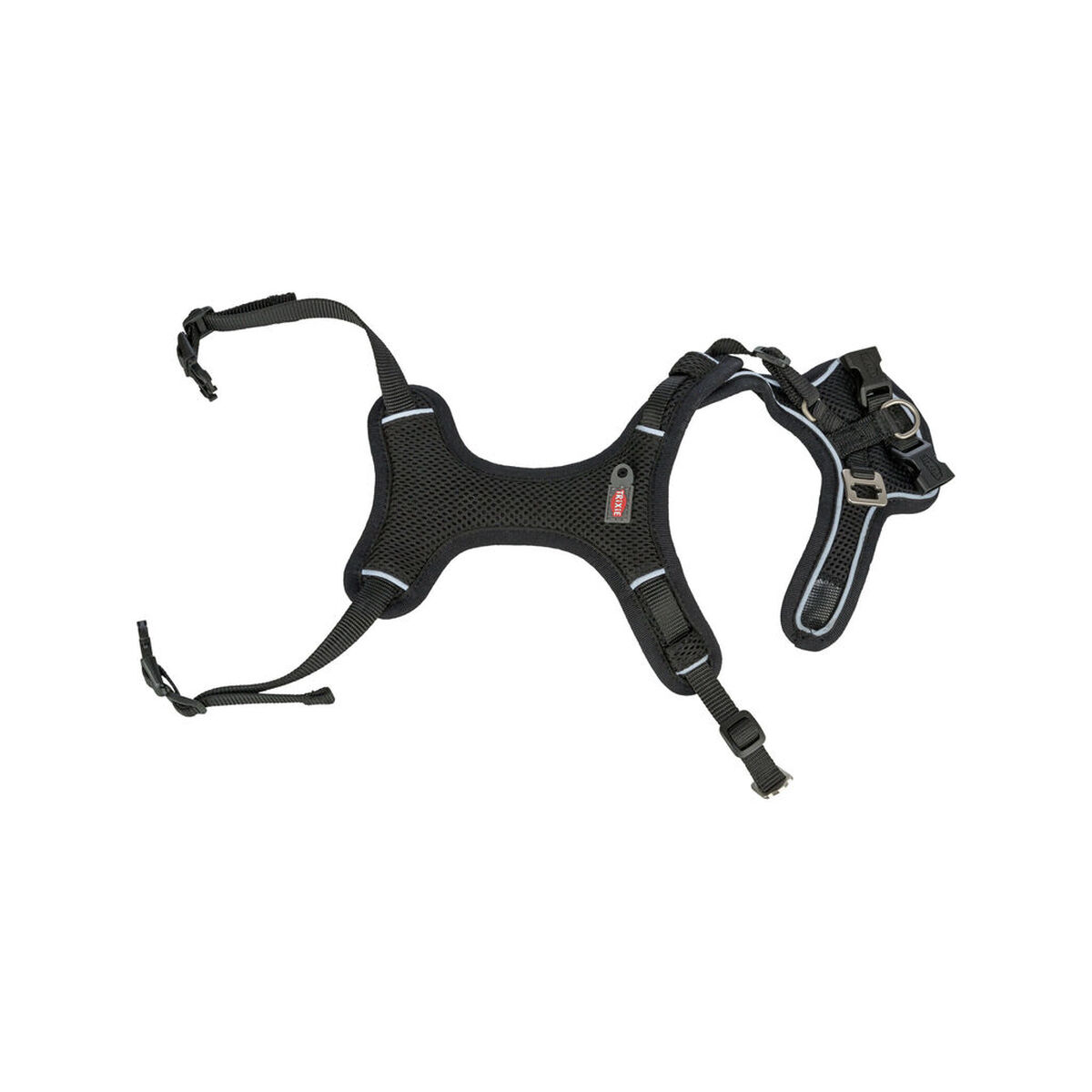 Arnés para Perro Trixie Premium FlexMesh Negro M