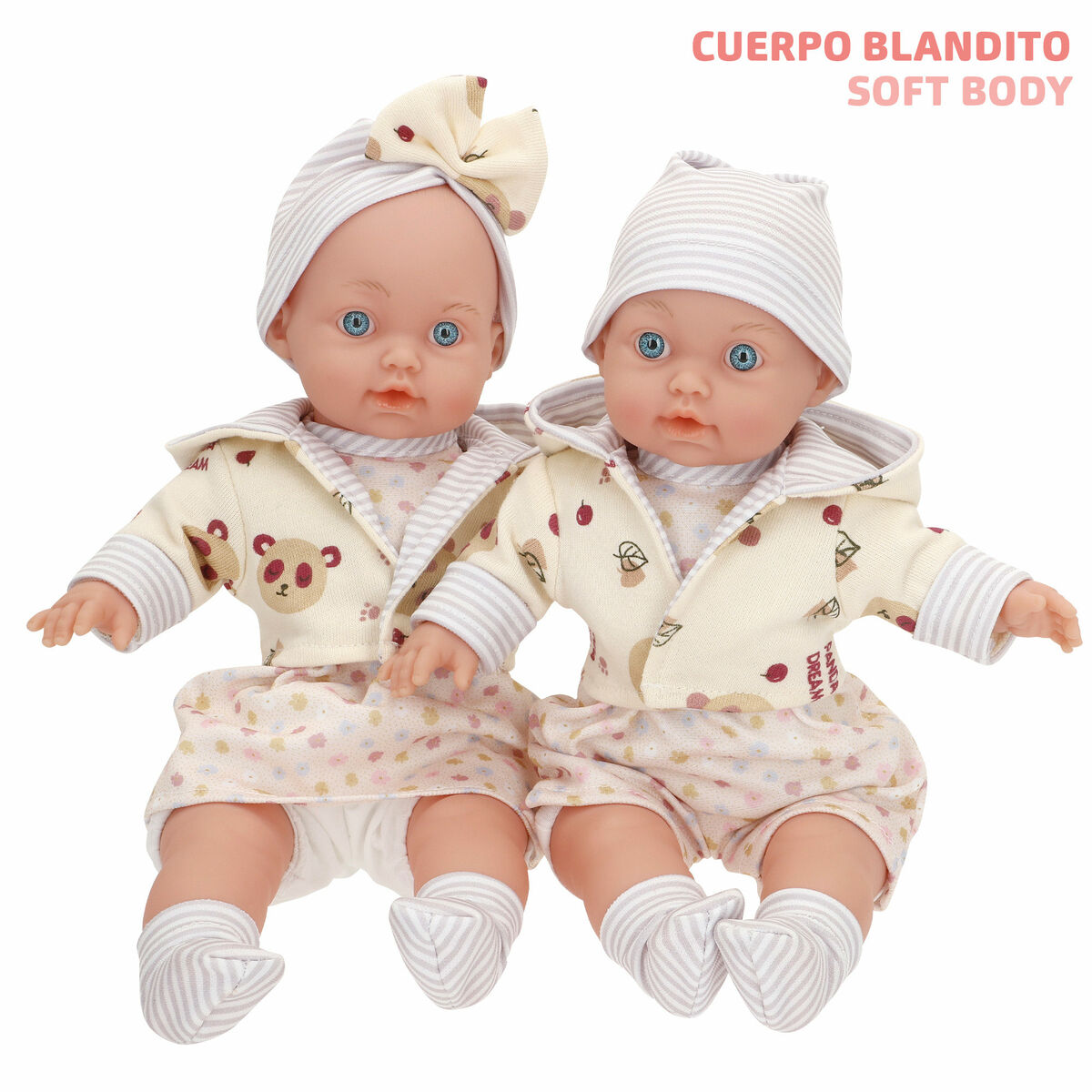 Muñecas Colorbaby 23 X 32 X 7 CM 2 Unidades