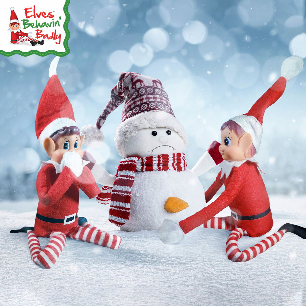 Elfo Travieso Elves Behavin' Badly Elvie and Elfie (6 Unidades)