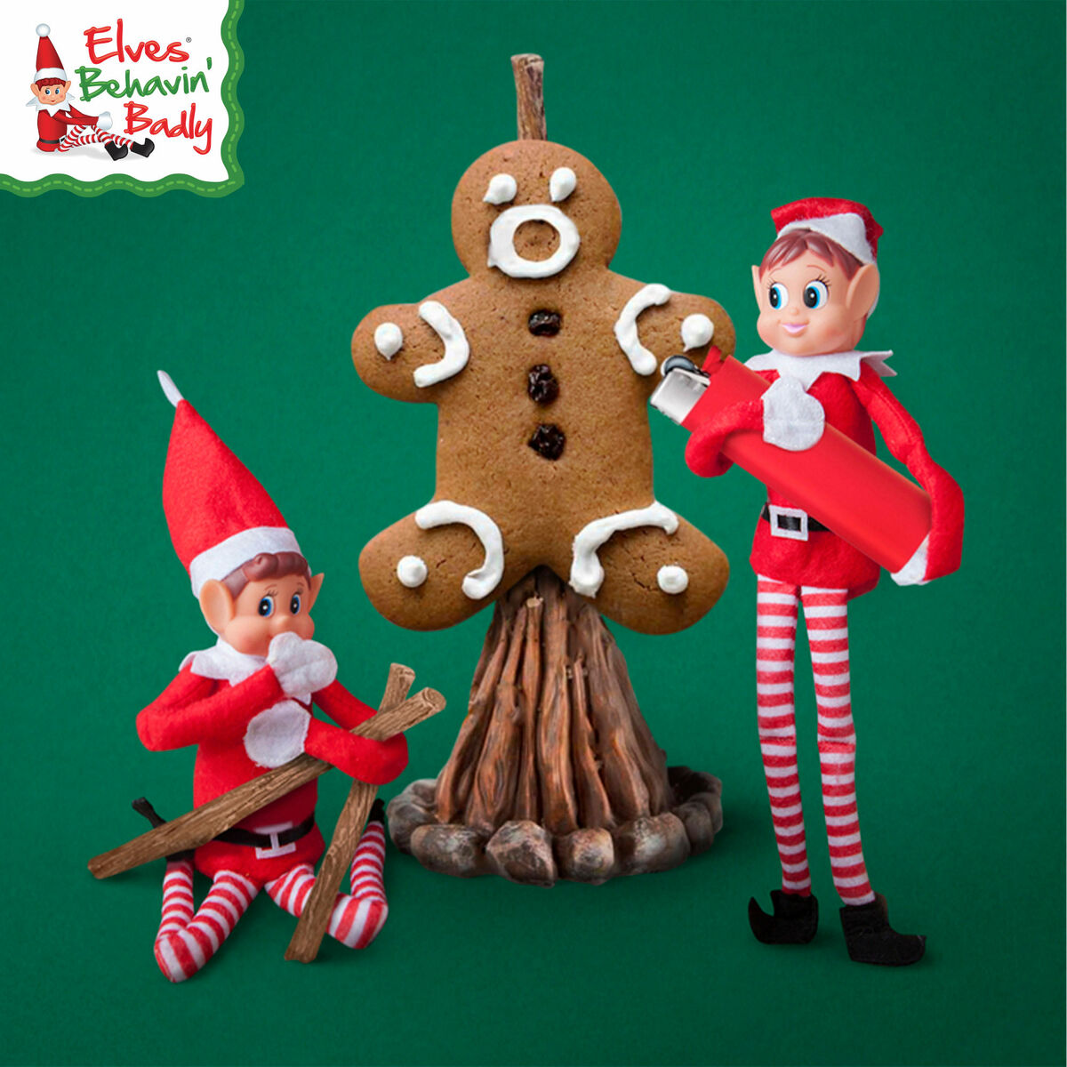 Elfo Travieso Elves Behavin' Badly Elvie and Elfie (6 Unidades)