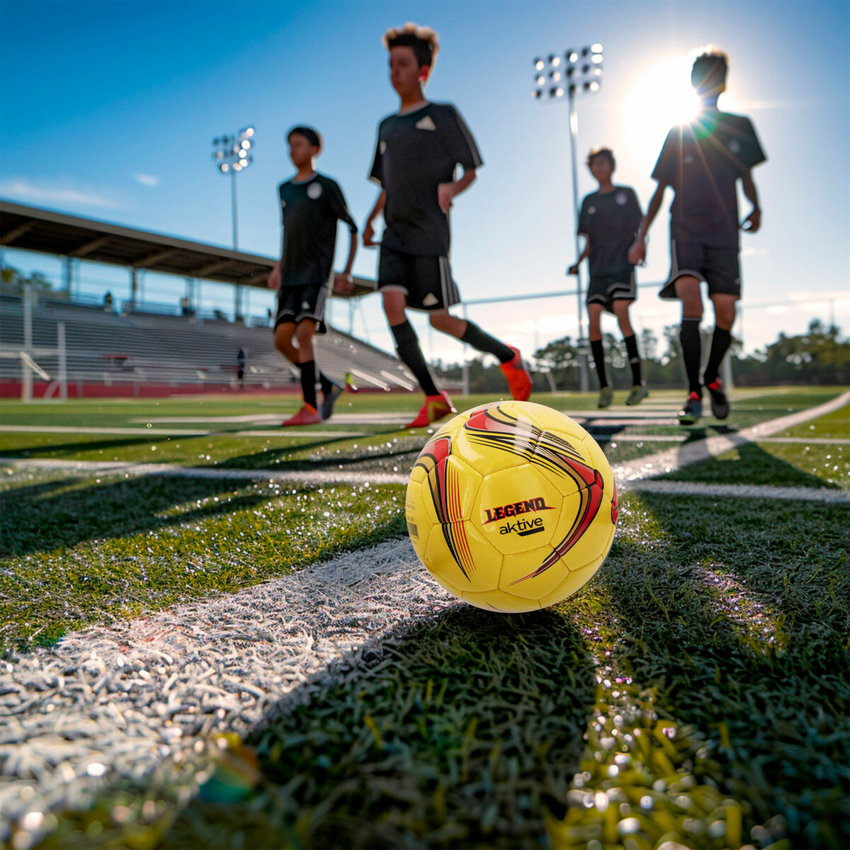 Balón de Fútbol Playa Aktive (12 Unidades)