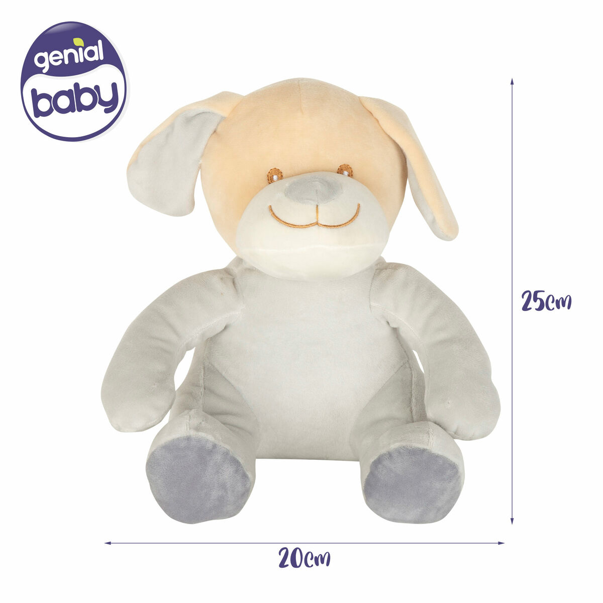 Peluche Colorbaby Poliéster 20 x 25 x 20 cm (6 Unidades)