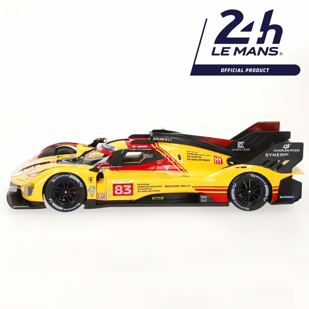 Coche Ferrari 28 x 7 x 12 cm (4 Unidades)