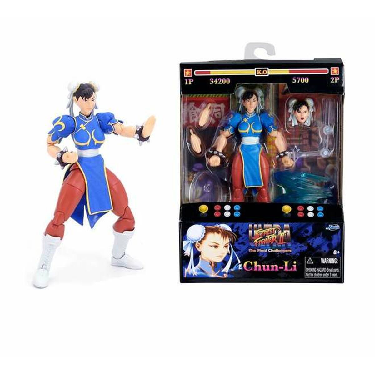 Figura Articulada Smoby Street Fighter Chun-Li