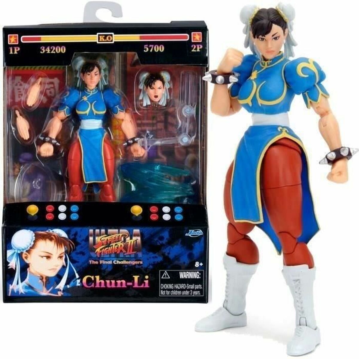 Figura Articulada Smoby Street Fighter Chun-Li