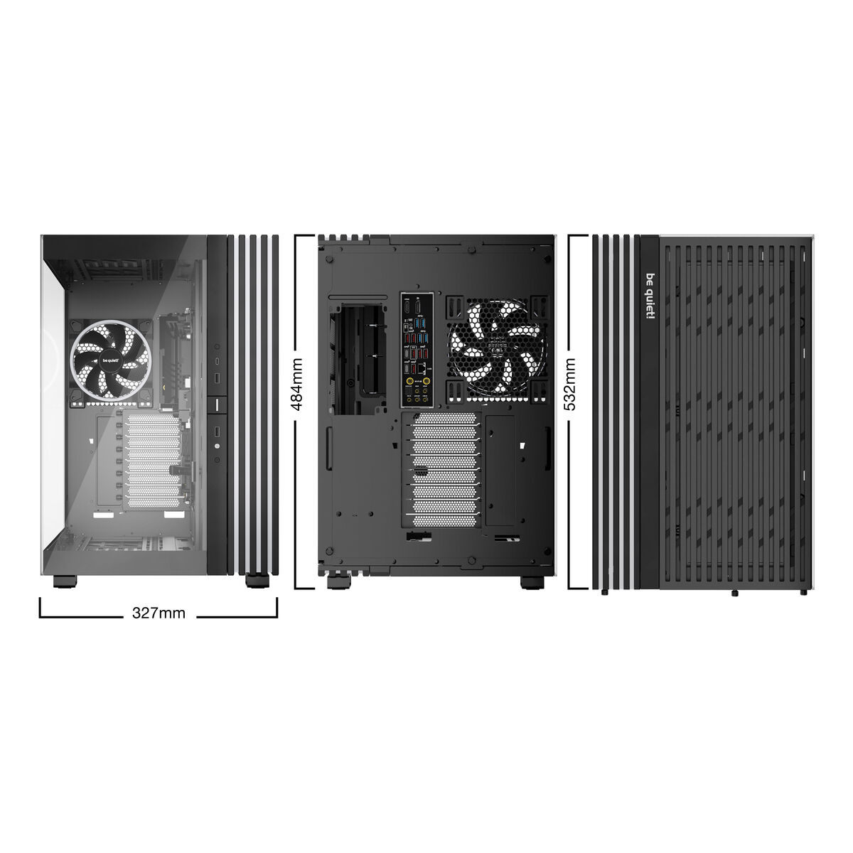 Caja Semitorre ATX Be Quiet! BGW71 Negro