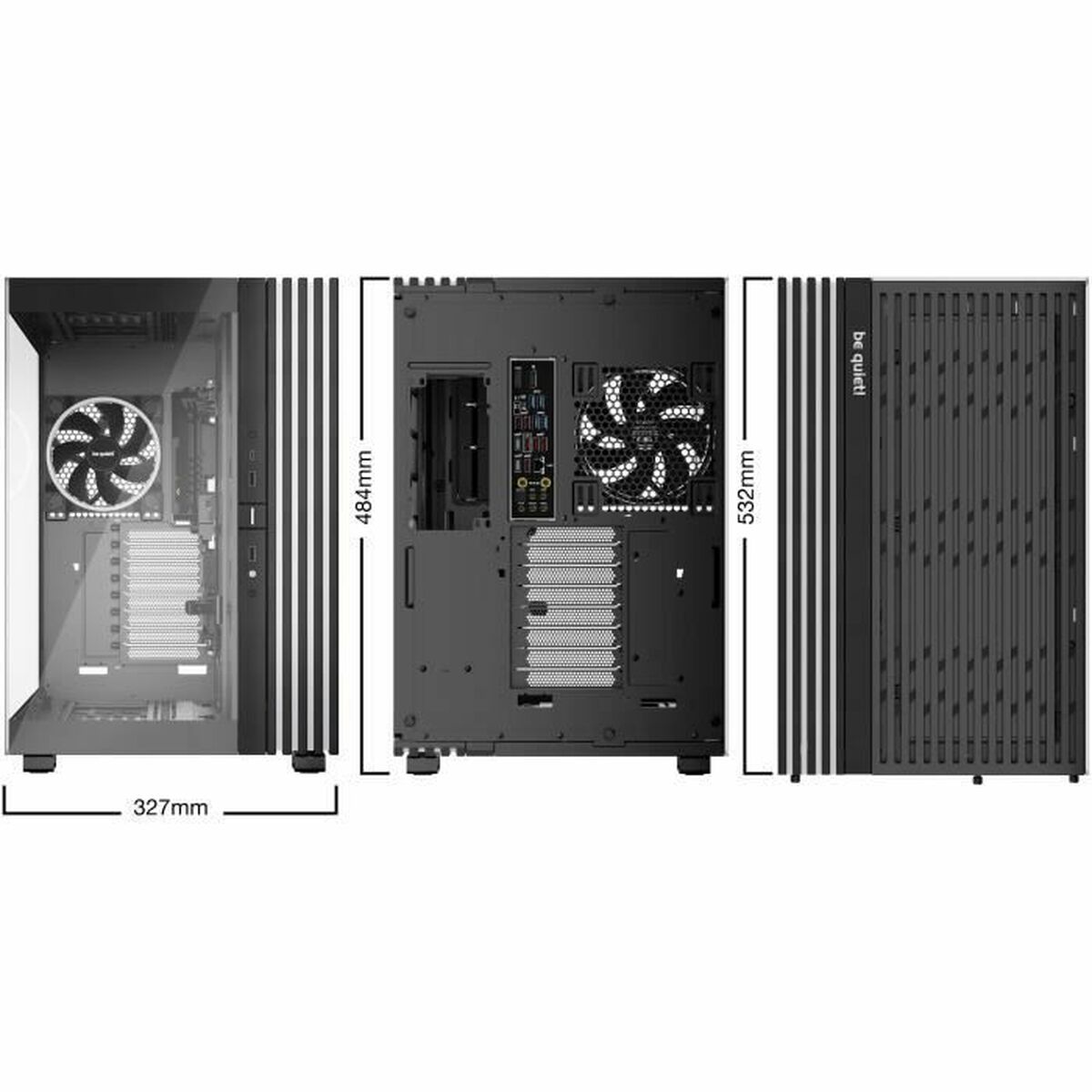 Caja Semitorre ATX Be Quiet! BGW71 Negro