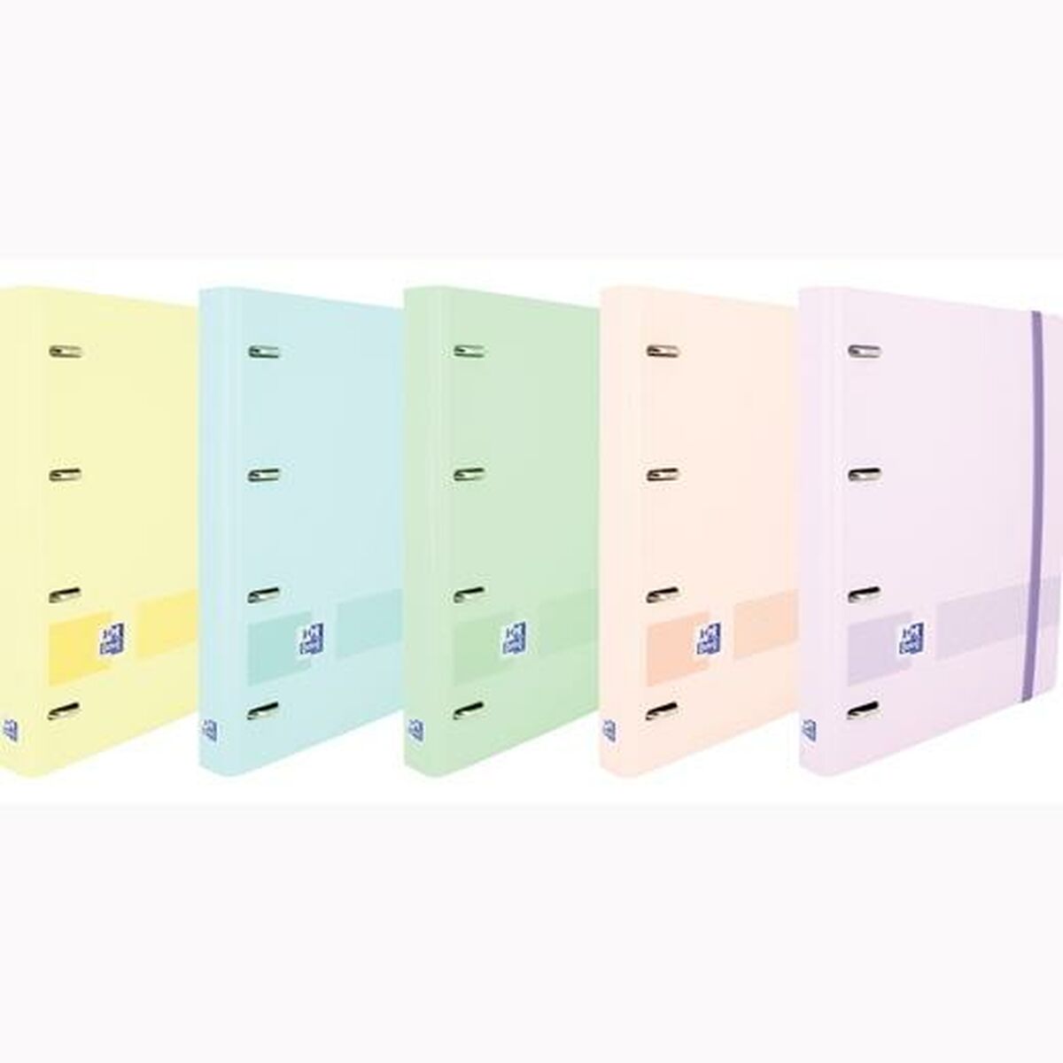 Carpeta de anillas Oxford LIVE & GO Multicolor A4+ (10 Unidades)