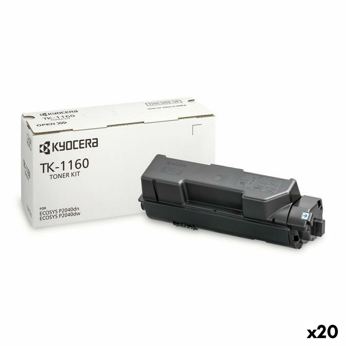 Tóner Kyocera TK1160 Negro (20 Unidades)