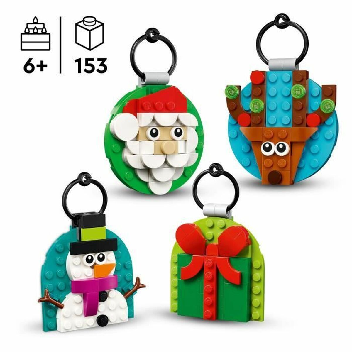 Juego de Construcción con Bloques Lego Christmas 40744 153 piezas