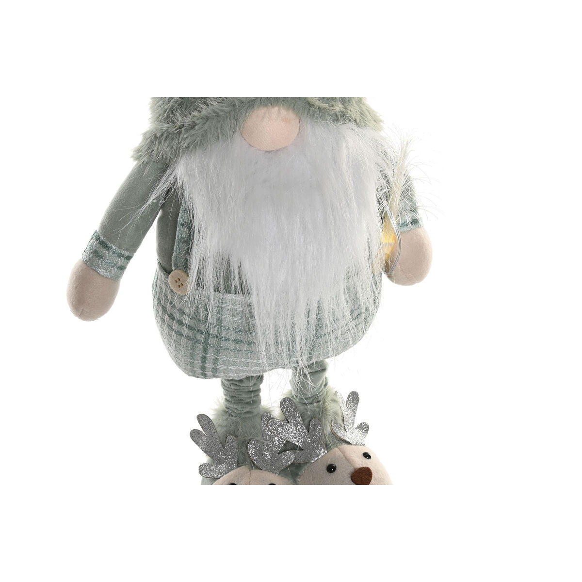 Adorno Navideño Home ESPRIT Blanco Verde 28 X 15 X 65 CM