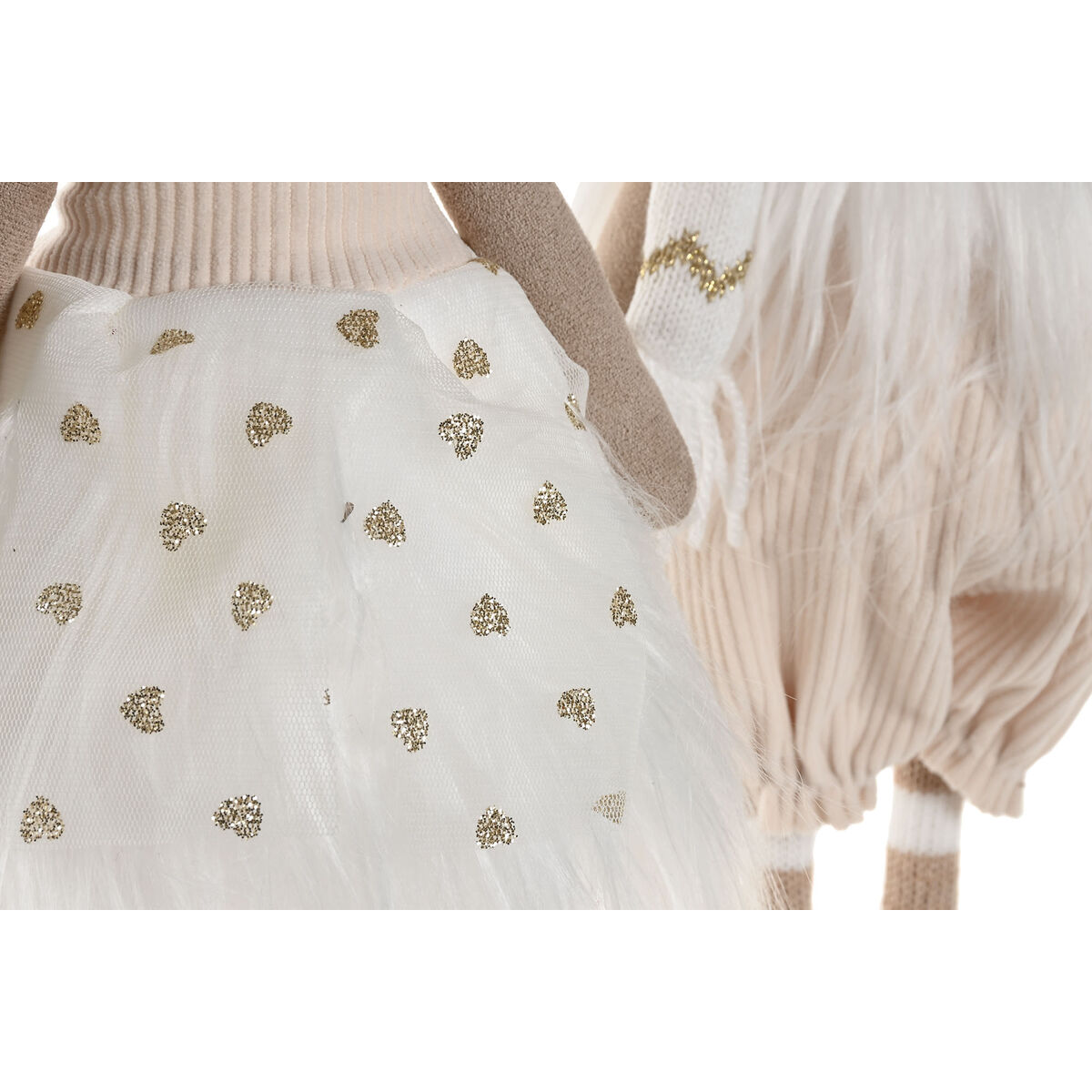 Adorno Navideño Home ESPRIT Blanco Reno 14 X 13 X 60 CM (2 Unidades)