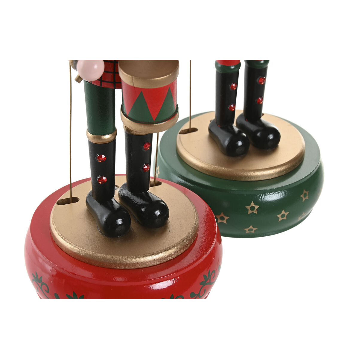 Adorno Navideño Home ESPRIT Multicolor Cascanueces 10 x 10 x 30 cm