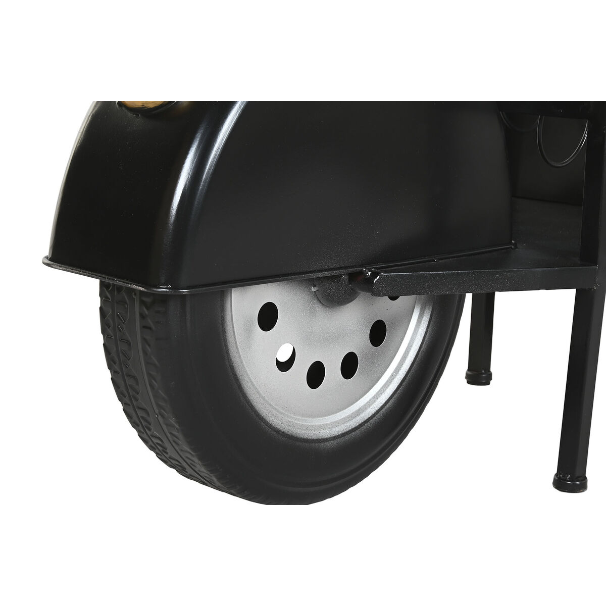 Botellero Home ESPRIT Negro Dorado 134 X 36 X 92 CM