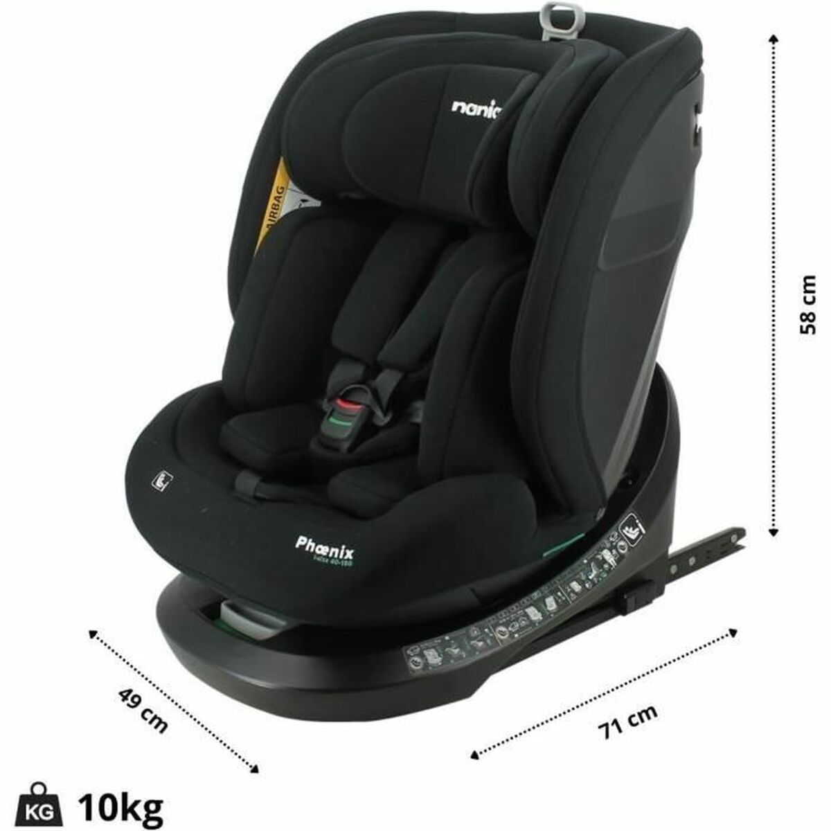 Silla para el Coche Nania Negro