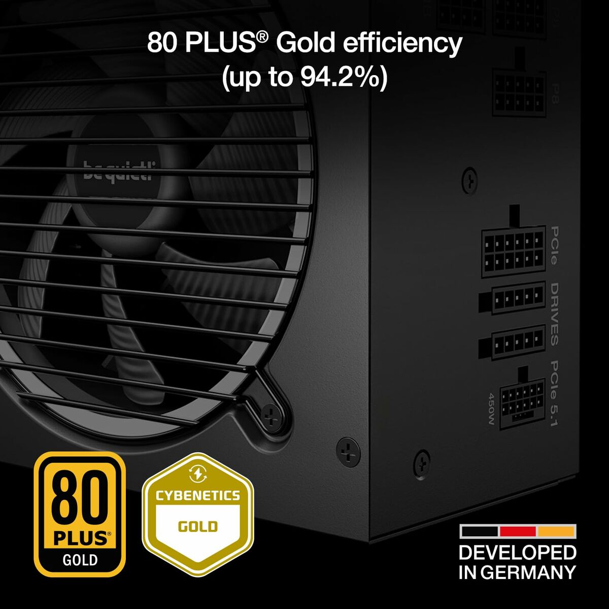 Fuente de Alimentación Be Quiet! BP025EU ATX 650 W 80 Plus Gold