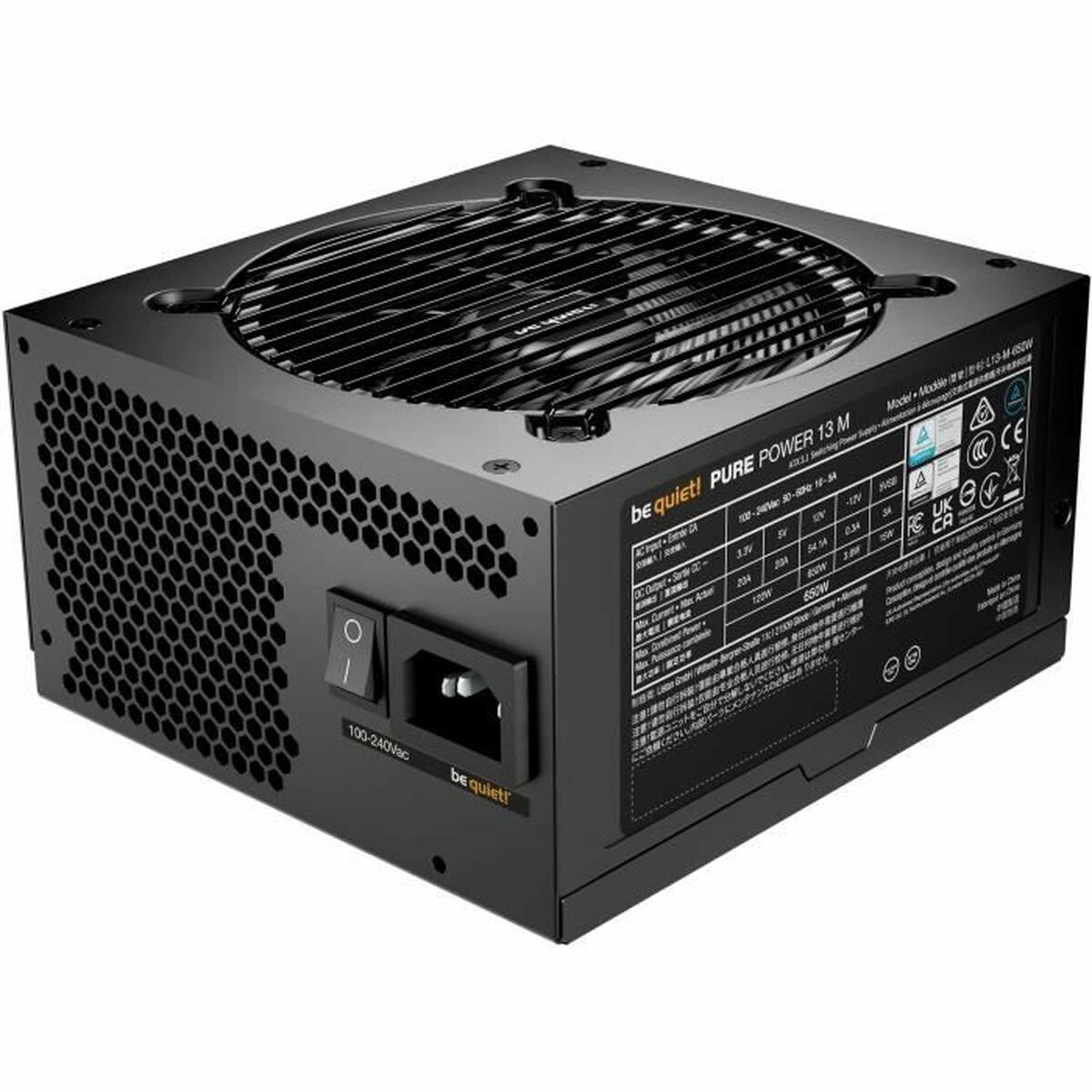 Fuente de Alimentación Be Quiet! BP025EU ATX 650 W 80 Plus Gold