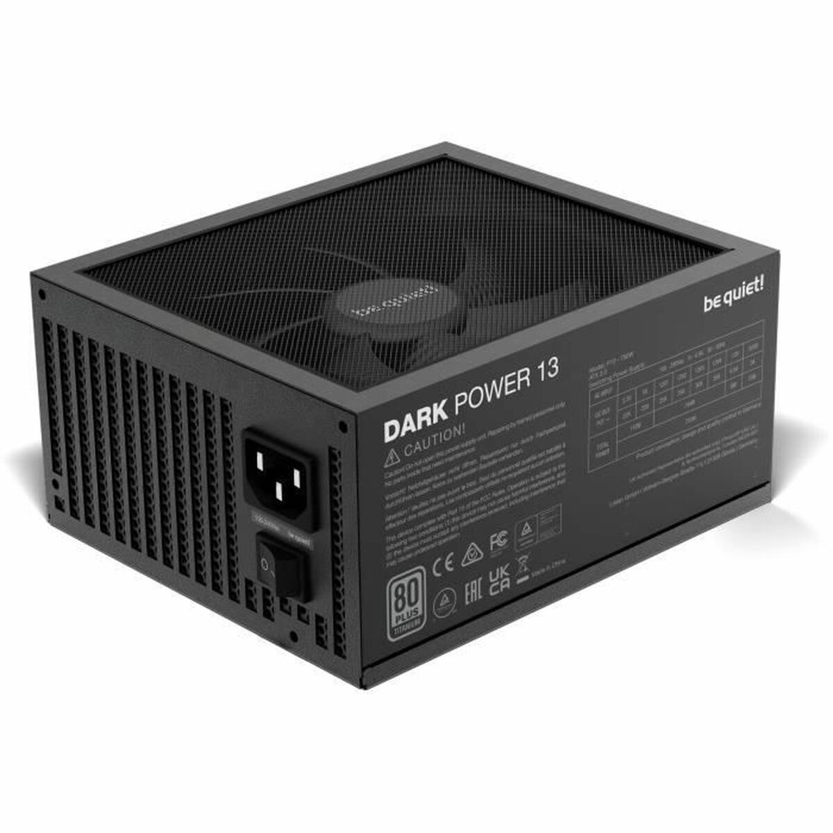 Fuente de Alimentación Be Quiet! BN333 ATX 750 W 6 W 110 W 80 PLUS Titanium