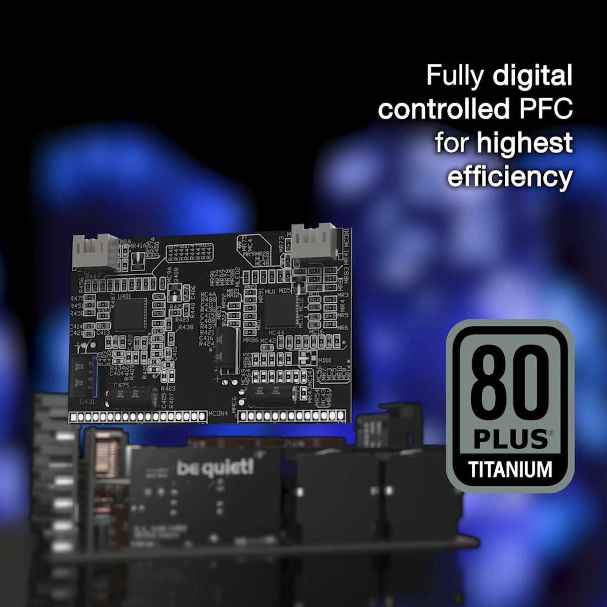 Fuente de Alimentación Be Quiet! BN332 ATX 1600 W 6 W 80 PLUS Titanium