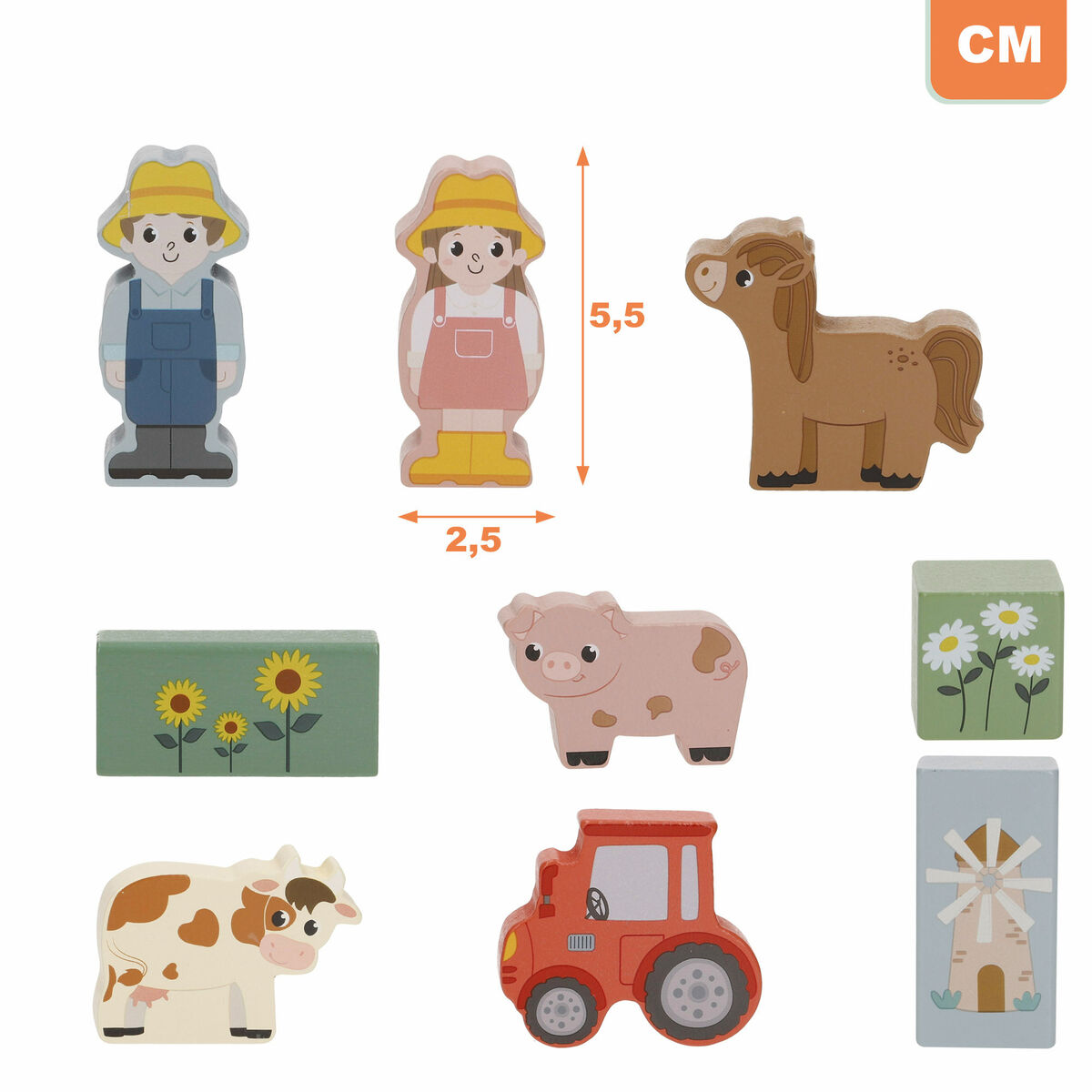 Bloques de Construcción Woomax 36 Piezas