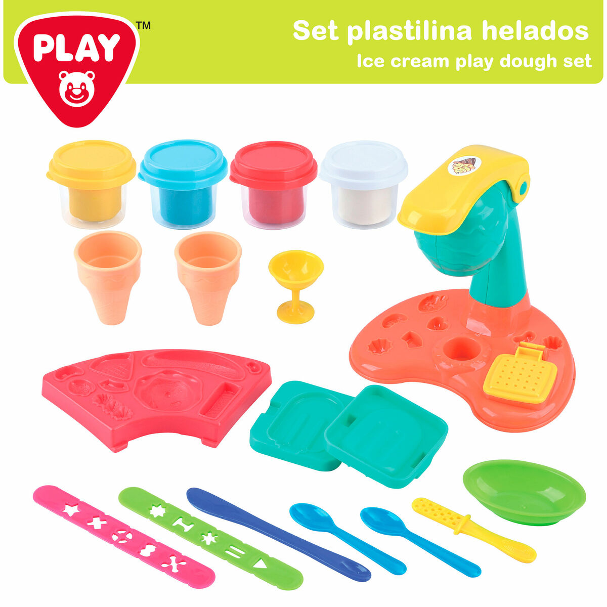 Juego de Plastilina PlayGo (6 Unidades)