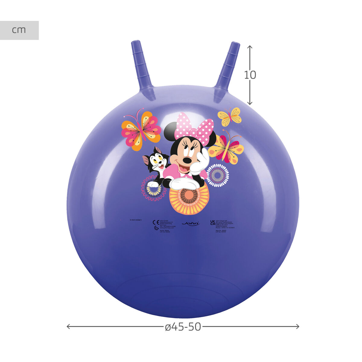 Pelota Saltarina Minnie Mouse Morado (10 Unidades)