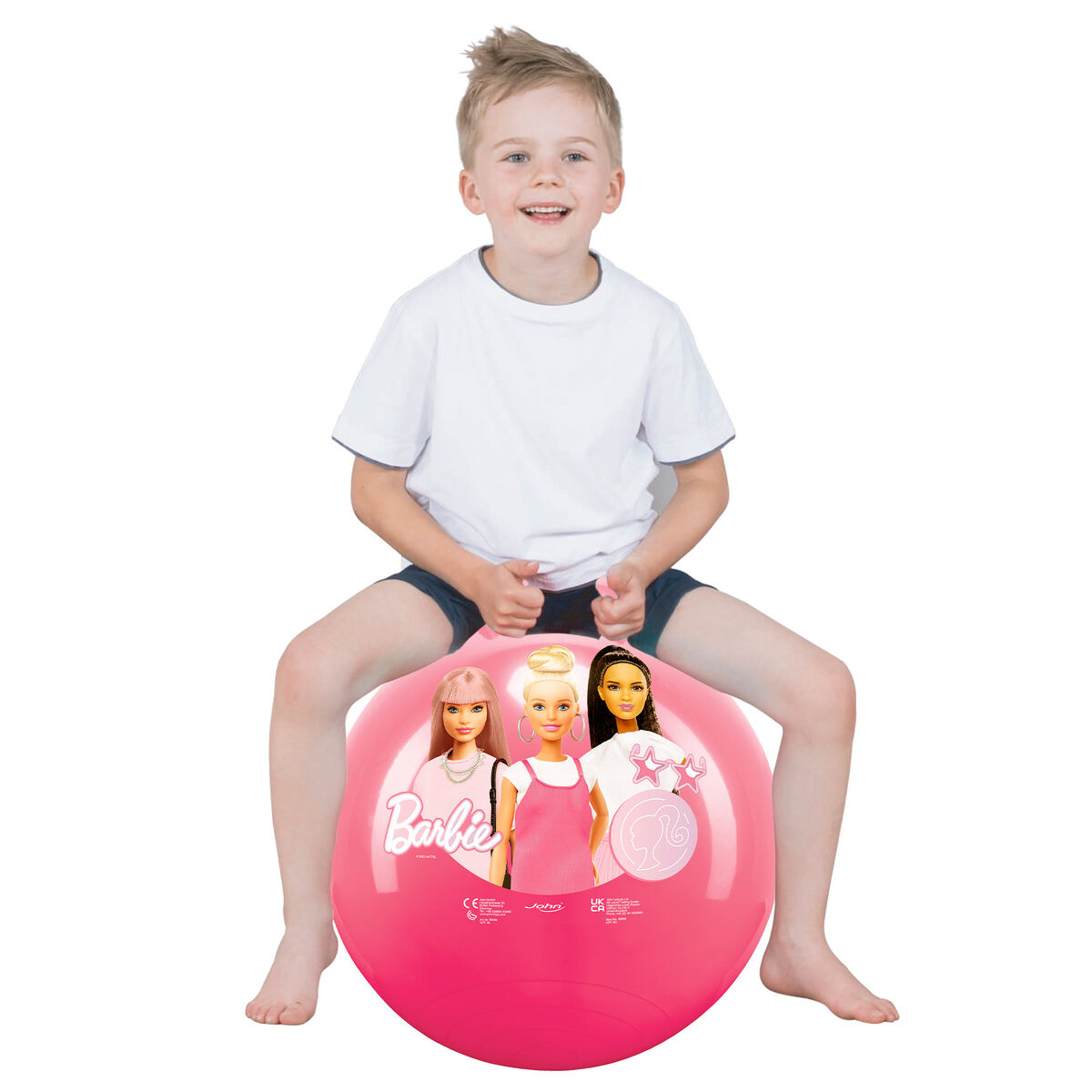 Pelota Saltarina Barbie Rosa