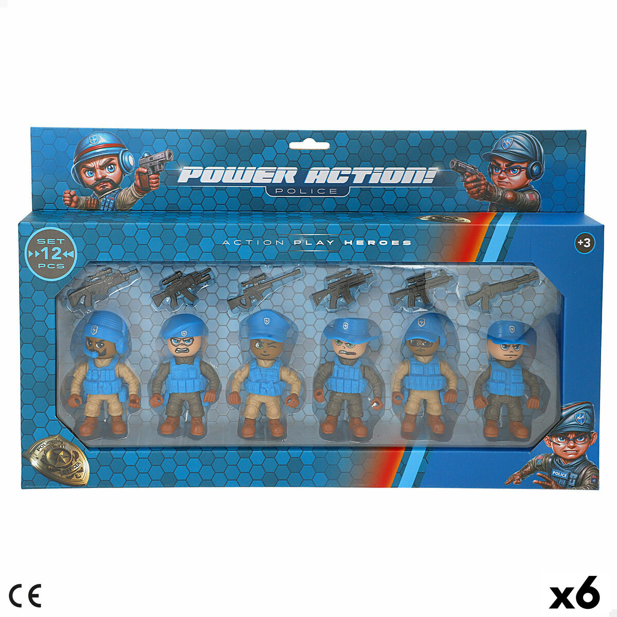 Playset Colorbaby 5 x 8 x 4 cm (6 Unidades)