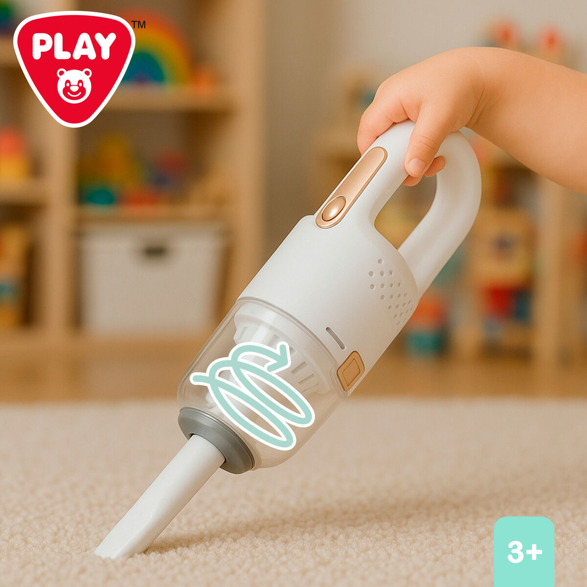 Aspiradora de juguete PlayGo 17 X 75 X 14 CM 7 Piezas (2 Unidades)