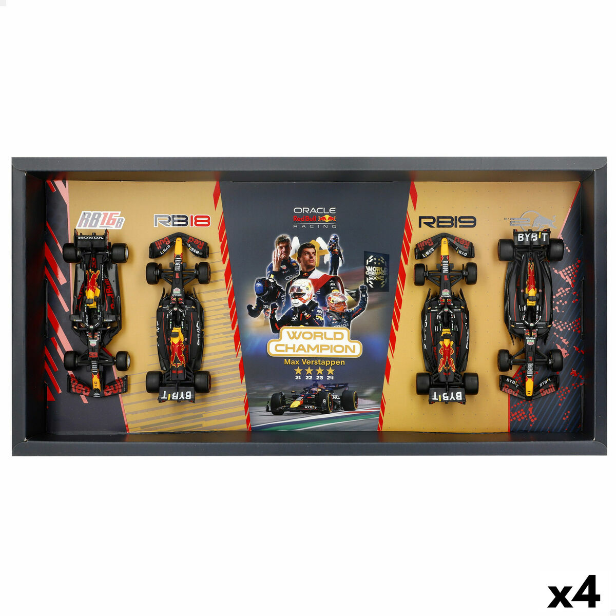 Coche de carreras Red Bull BURAGO (4 Unidades)